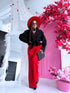 "BLACK SPRITZ" - suede-like jacket